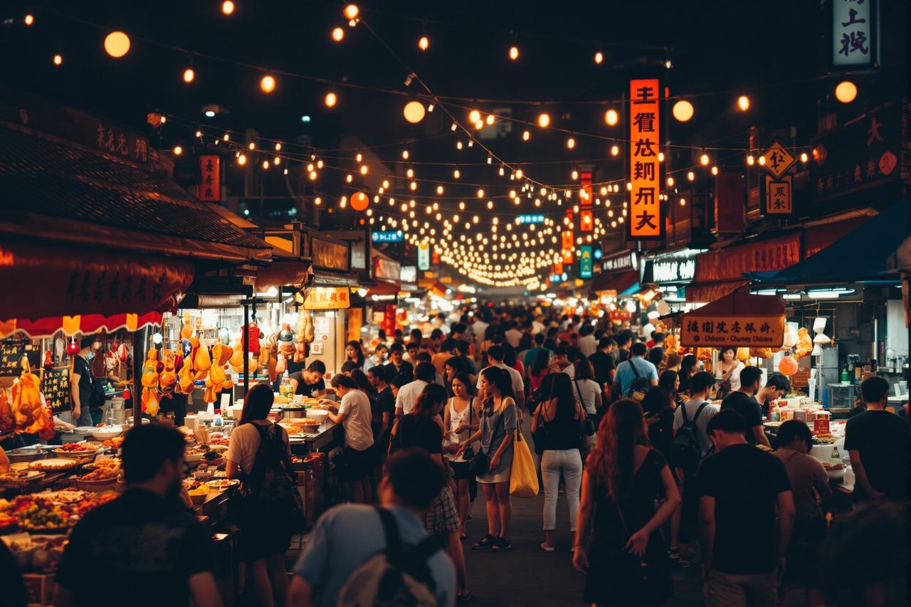 某地美食街摊主互撕大战升级，围观群众看热闹不嫌事大